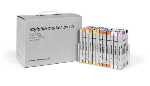 Stylefile Marker Brush 72 pcs set Main