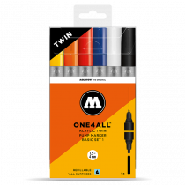 ONE4ALL™ Acrylic Twin 1,5mm/4mm 6x Basic Set 1 2024-Clear Box