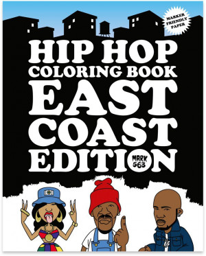 Hip-Hop Coloring book East Coast