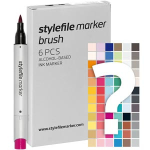 Stylefile marker Brush tryout set